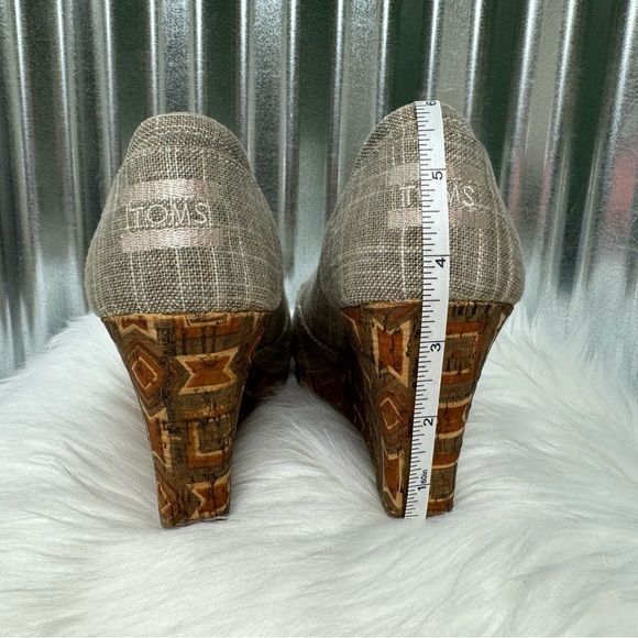 Toms open toe cork wedge - Picture 6 of 7